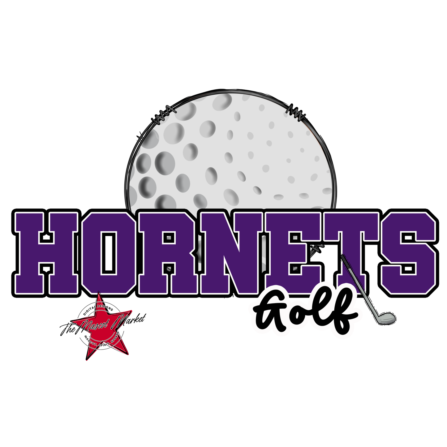Hornets Varsity Golf-Purple