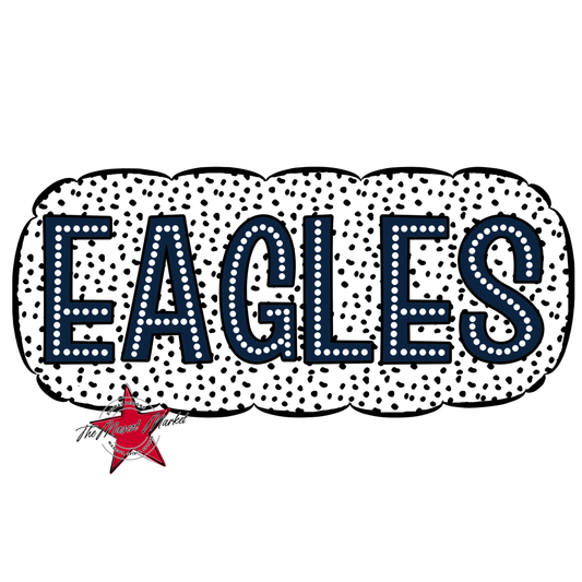 Eagles Cloud Dot Frame-Navy