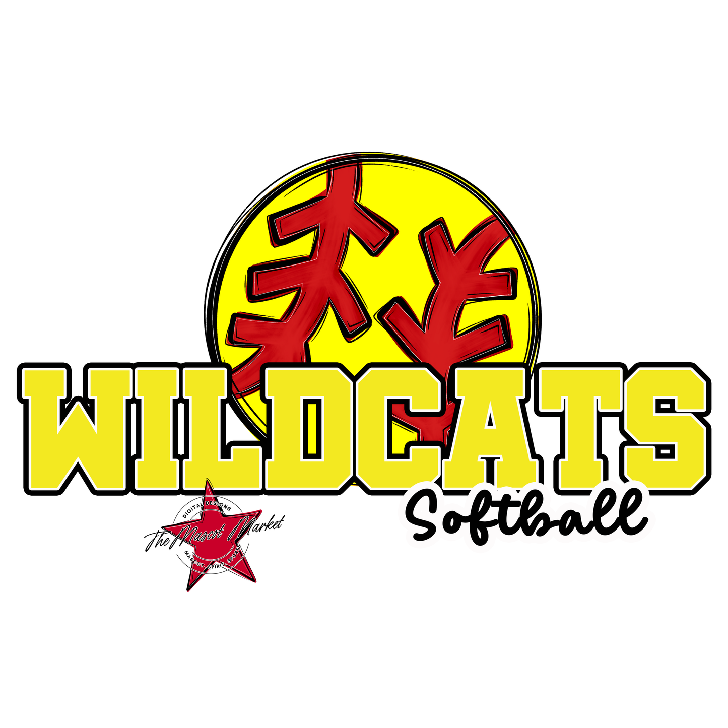 Wildcats Varsity Softball-Bright Yellow
