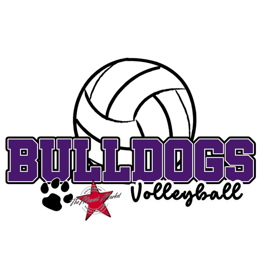 Bulldogs Varsity Volleyball-Purple
