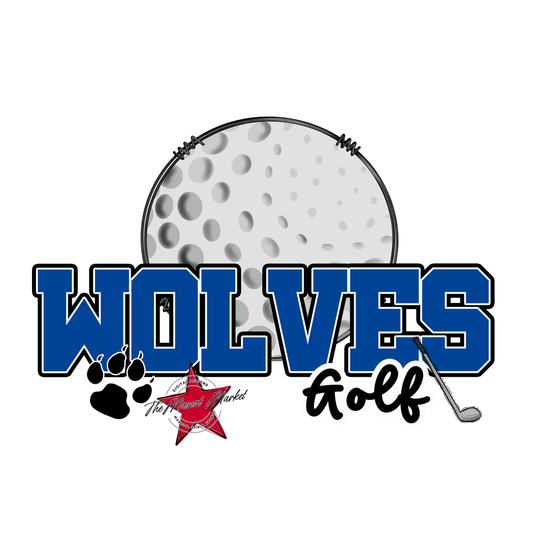 Wolves Varsity Golf-Off Blue