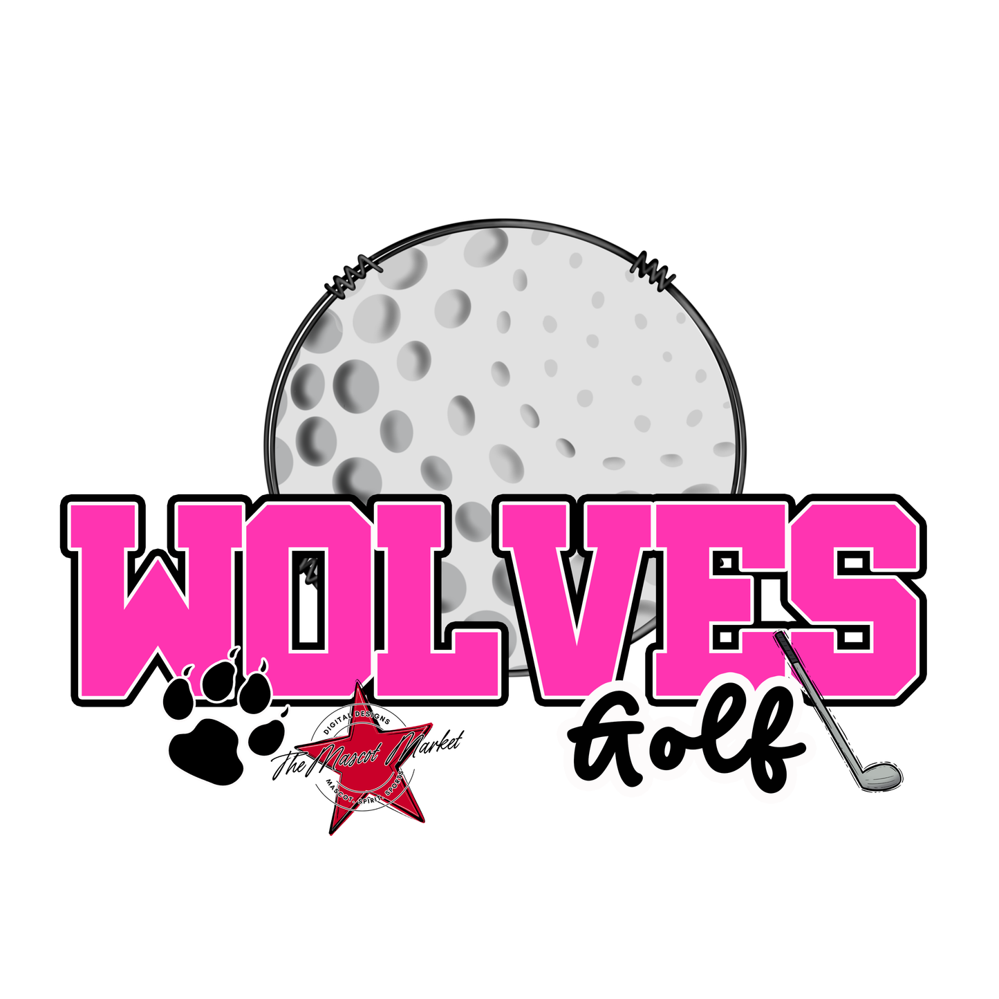 Wolves Varsity Golf-Pink