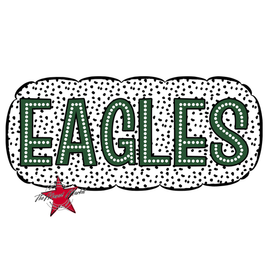 Eagles Cloud Dot Frame-Green