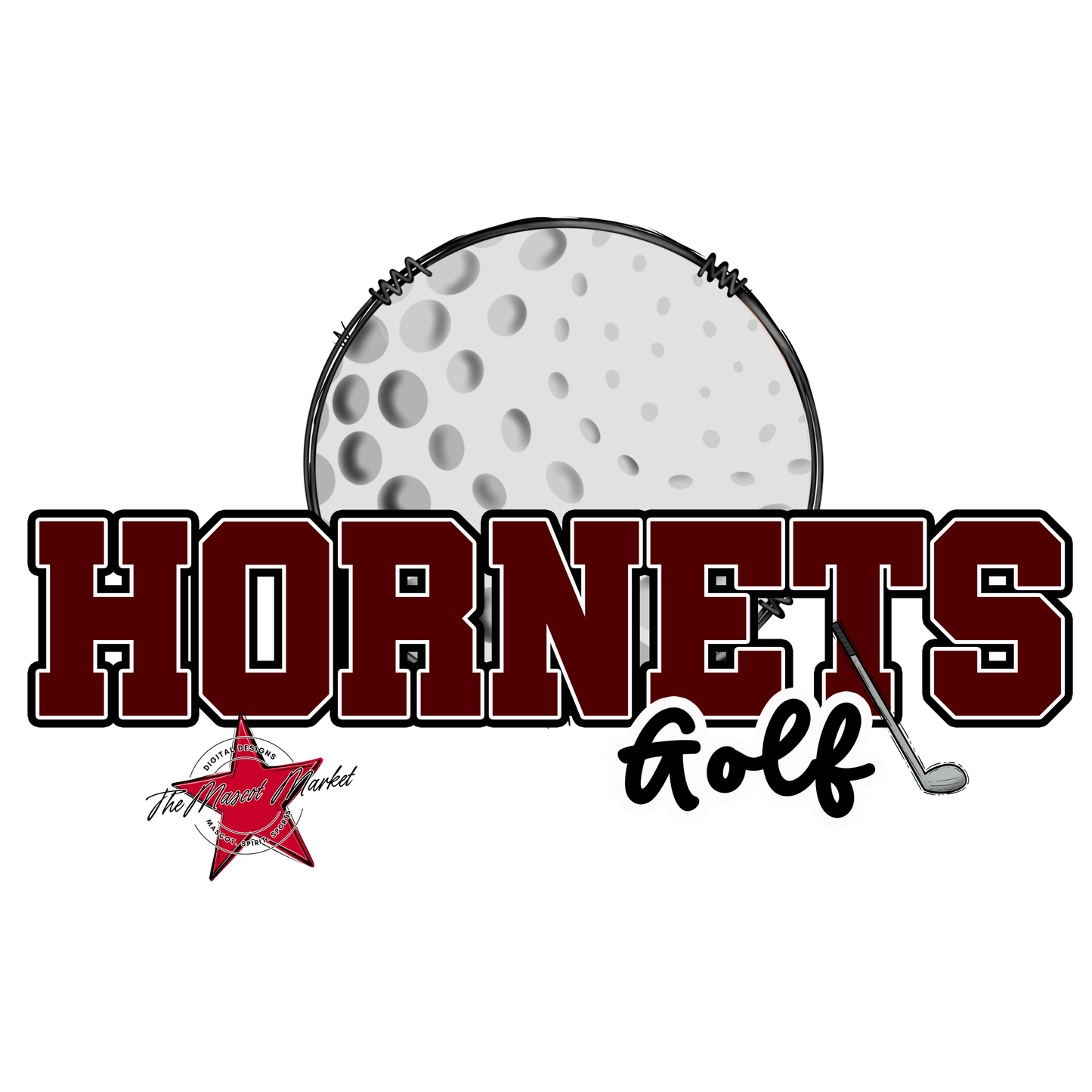 Hornets Varsity Golf-Maroon