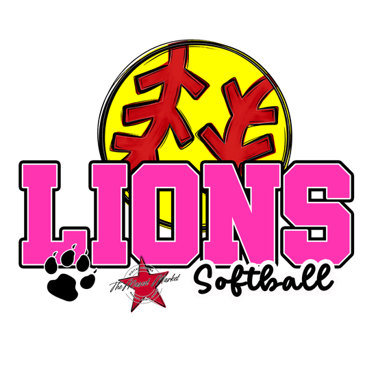 Lions Varsity Softball-Pink