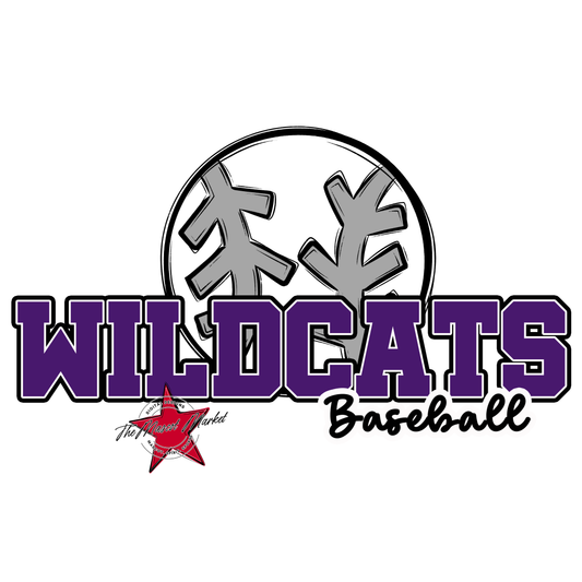 Wildcats Varsity Baseball-Purple