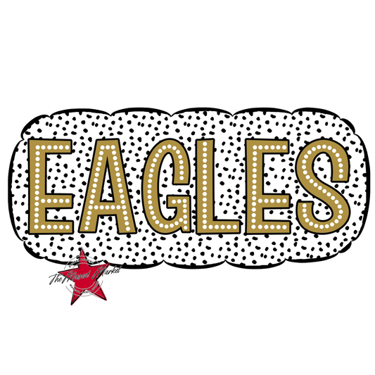 Eagles Cloud Dot Frame-Gold
