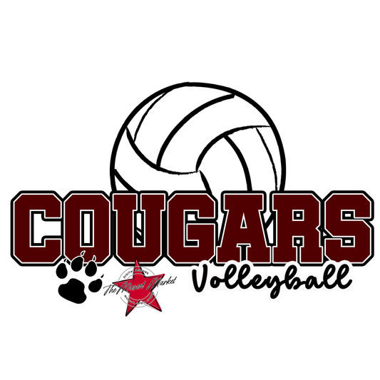Cougars Varsity Volleyball-Maroon