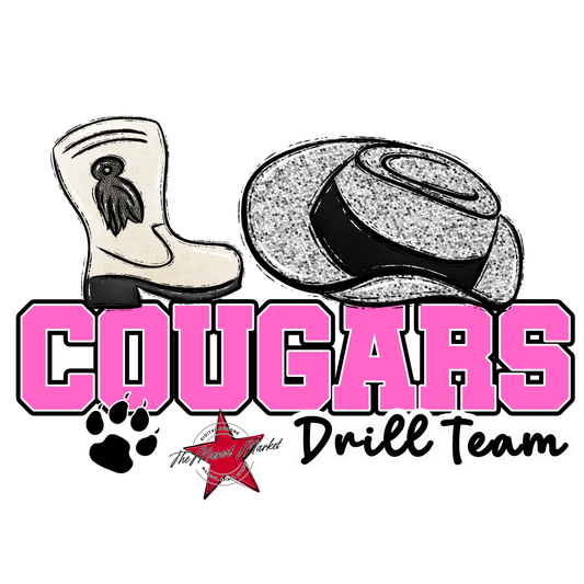 Cougars Varsity Drillteam-Baby Pink