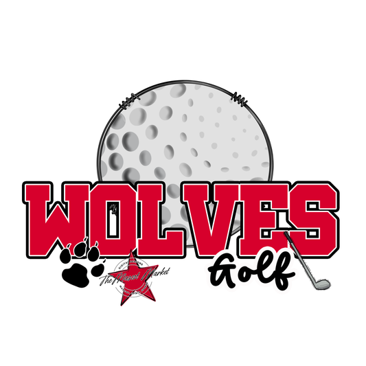 Wolves Varsity Golf-Red