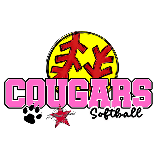 Cougars Varsity Softball-Baby Pink