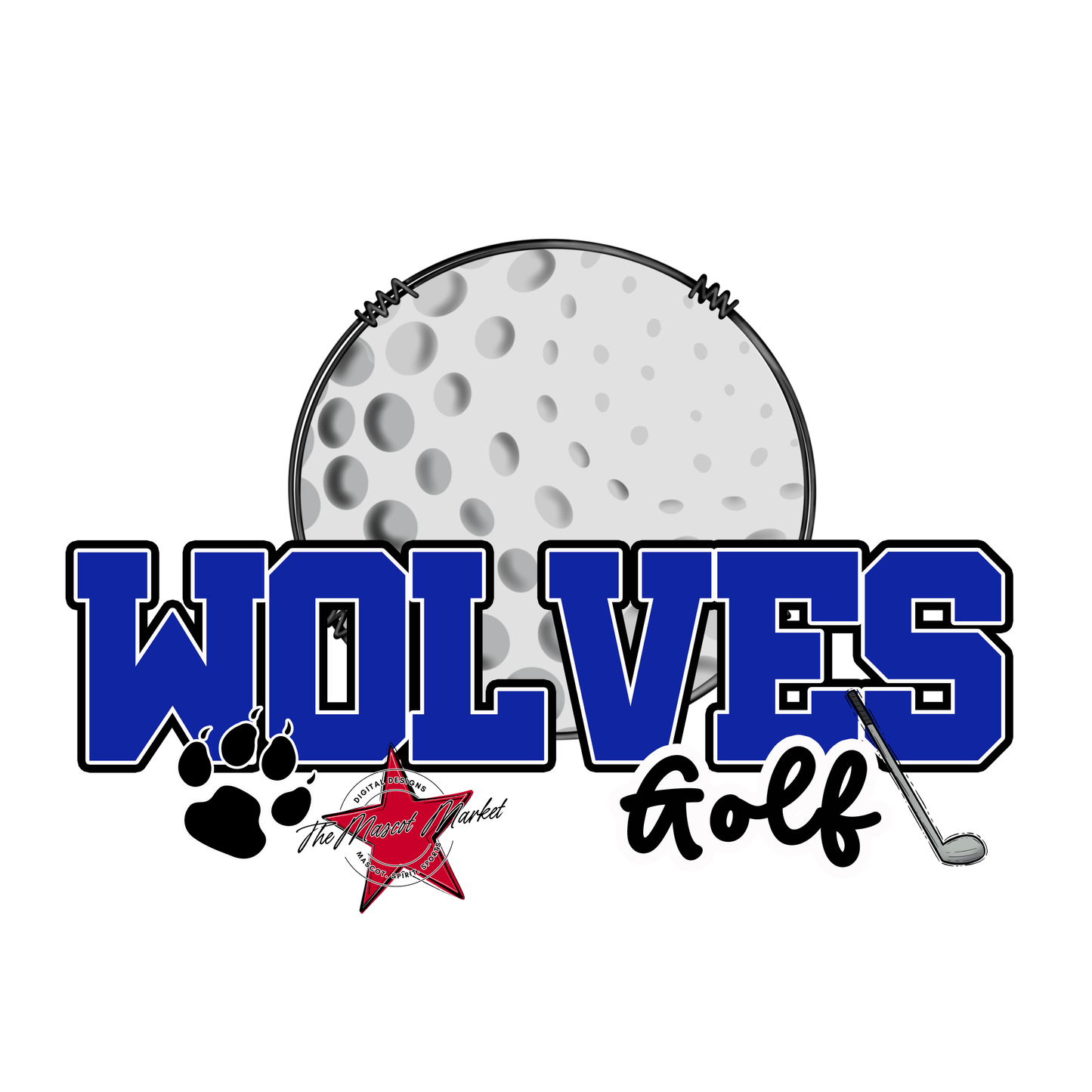 Wolves Varsity Golf-Royal Blue