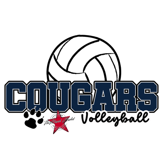 Cougars Varsity Volleyball-Navy