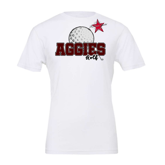 Aggies Varsity Golf Design-Maroon