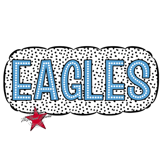 Eagles Cloud Dot Frame-Carolina Blue