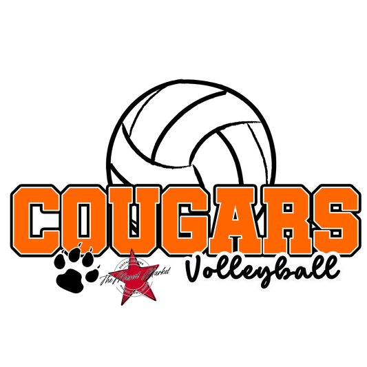 Cougars Varsity Volleyball-Orange