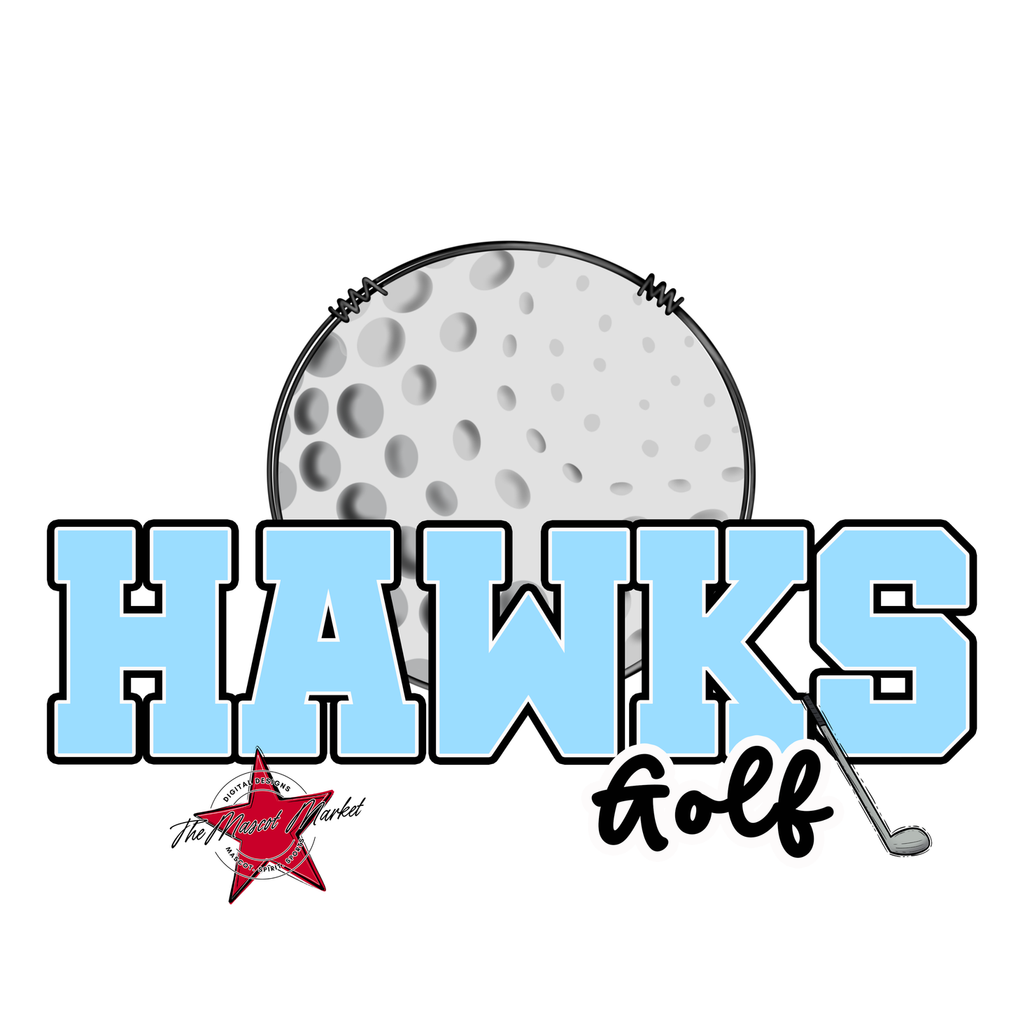 Hawks Varsity Golf-Columbia Blue