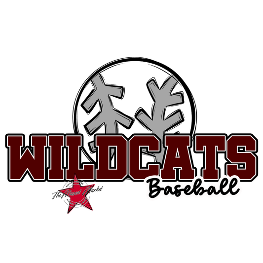 Wildcats Varsity Baseball-Maroon