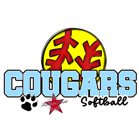 Cougars Varsity Softball-Columbia Blue