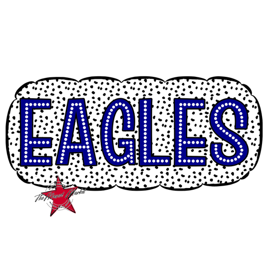 Eagles Cloud Dot Frame-Blue