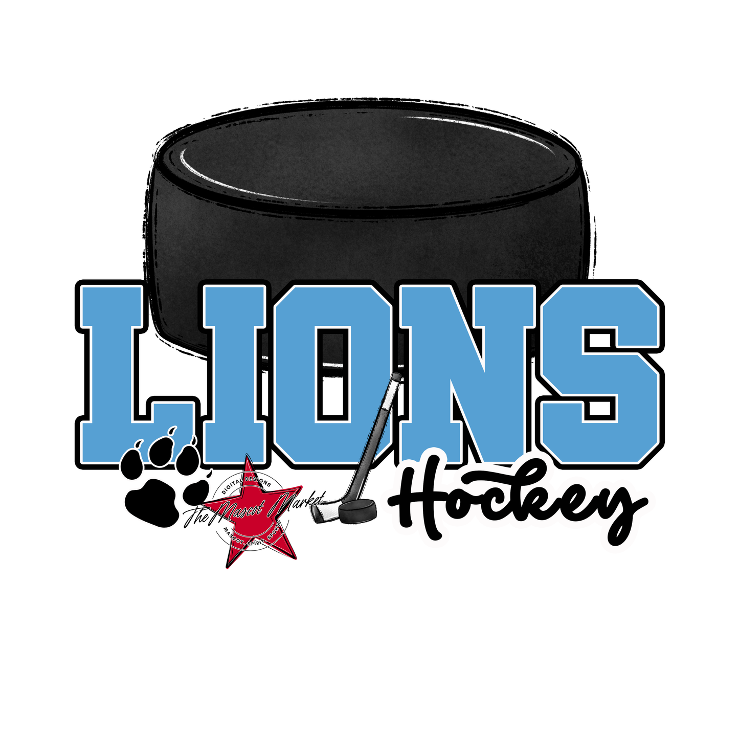 Lions Varsity Hockey-Carolina Blue