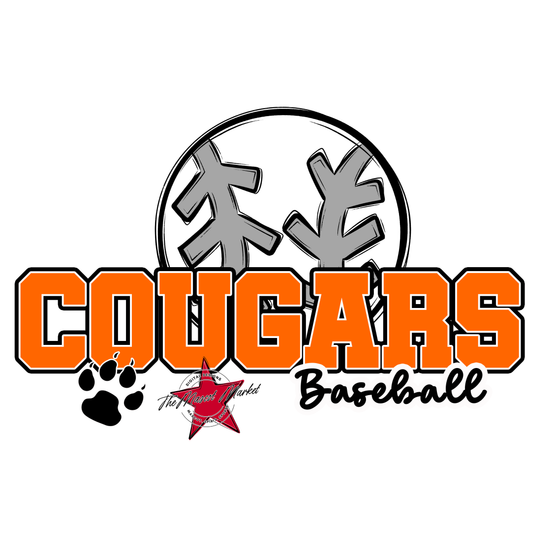 Cougars Varsity Baseball-Orange