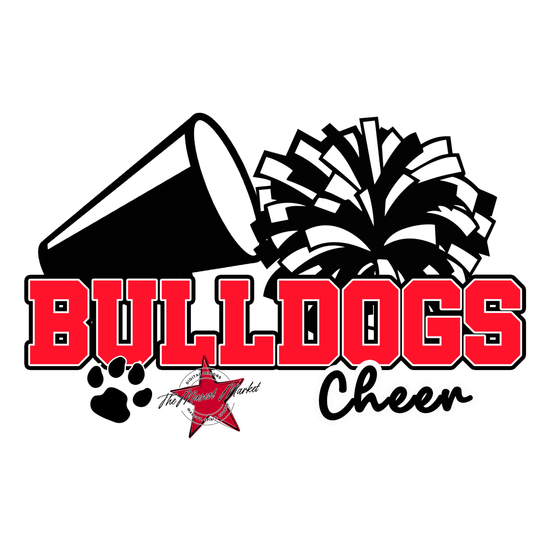 Bulldogs Varsity Cheer-Bright Red