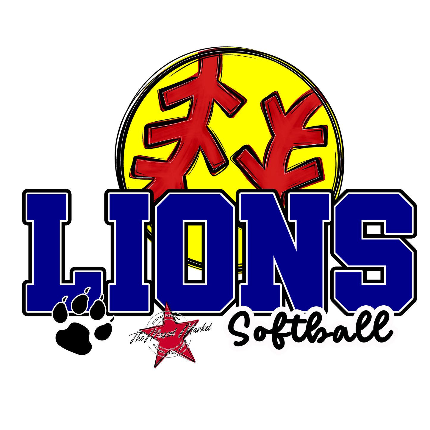 Lions Varsity Softball-Blue