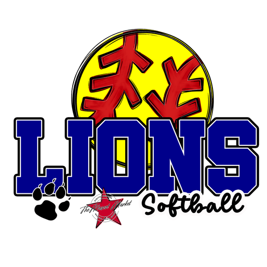 Lions Varsity Softball-Blue