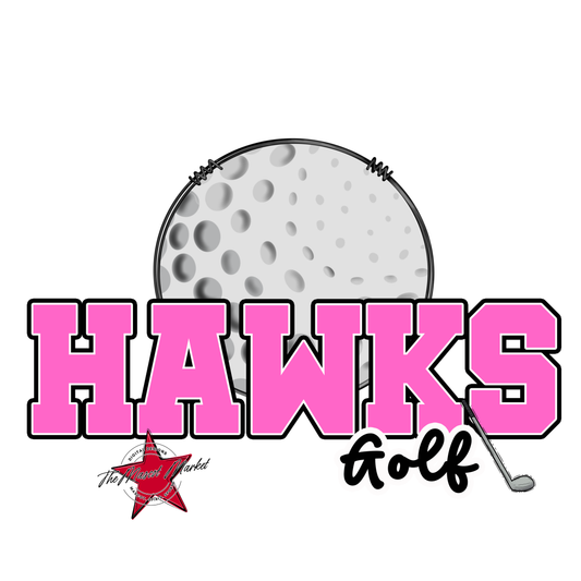 Hawks Varsity Golf-Baby Pink