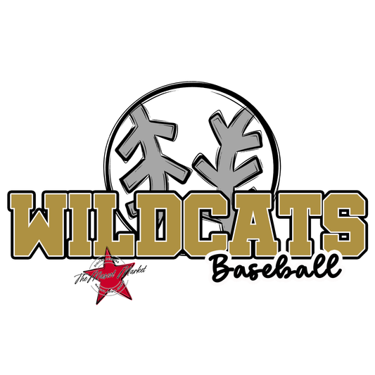 Wildcats Varsity Baseball-Gold