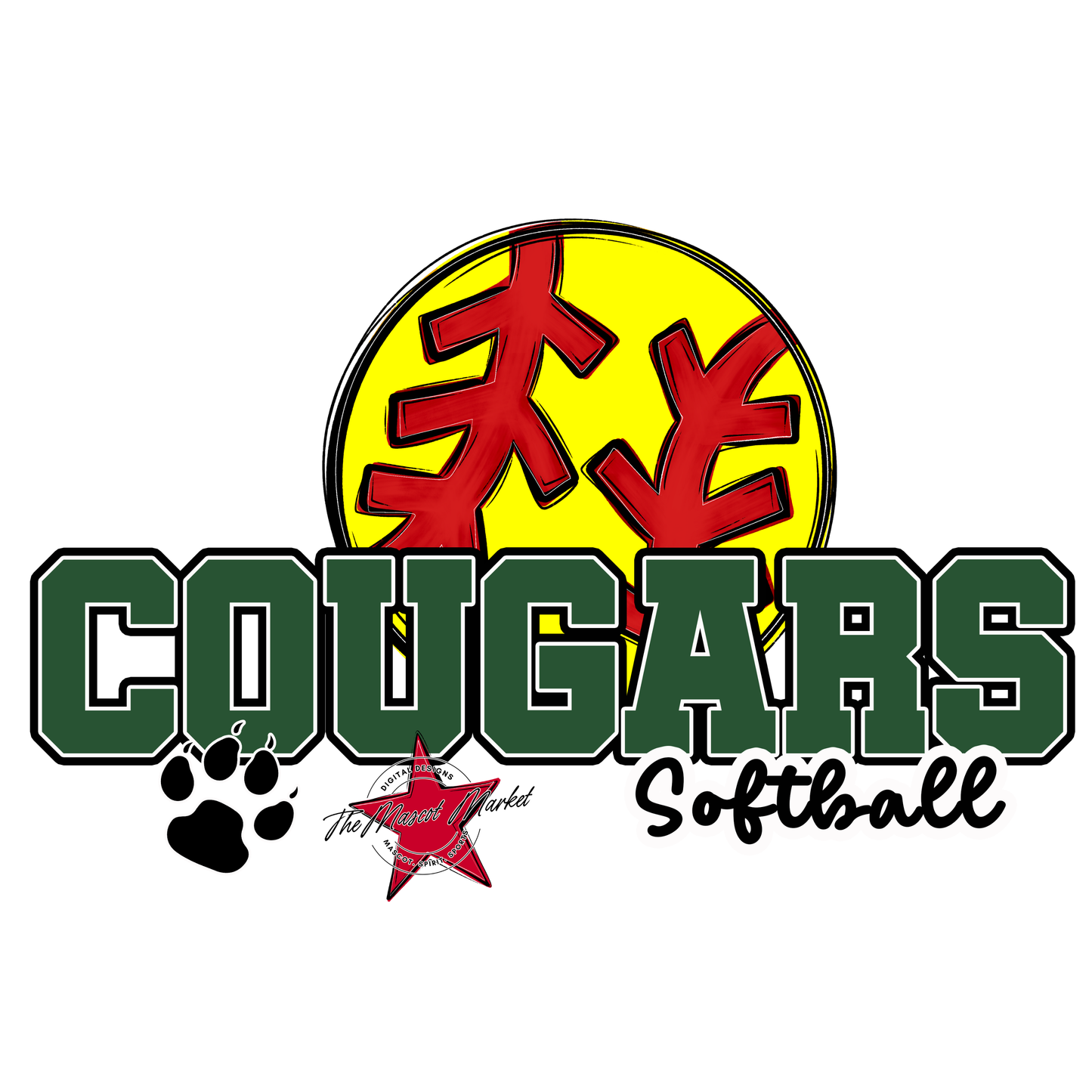 Cougars Varsity Softball-Green