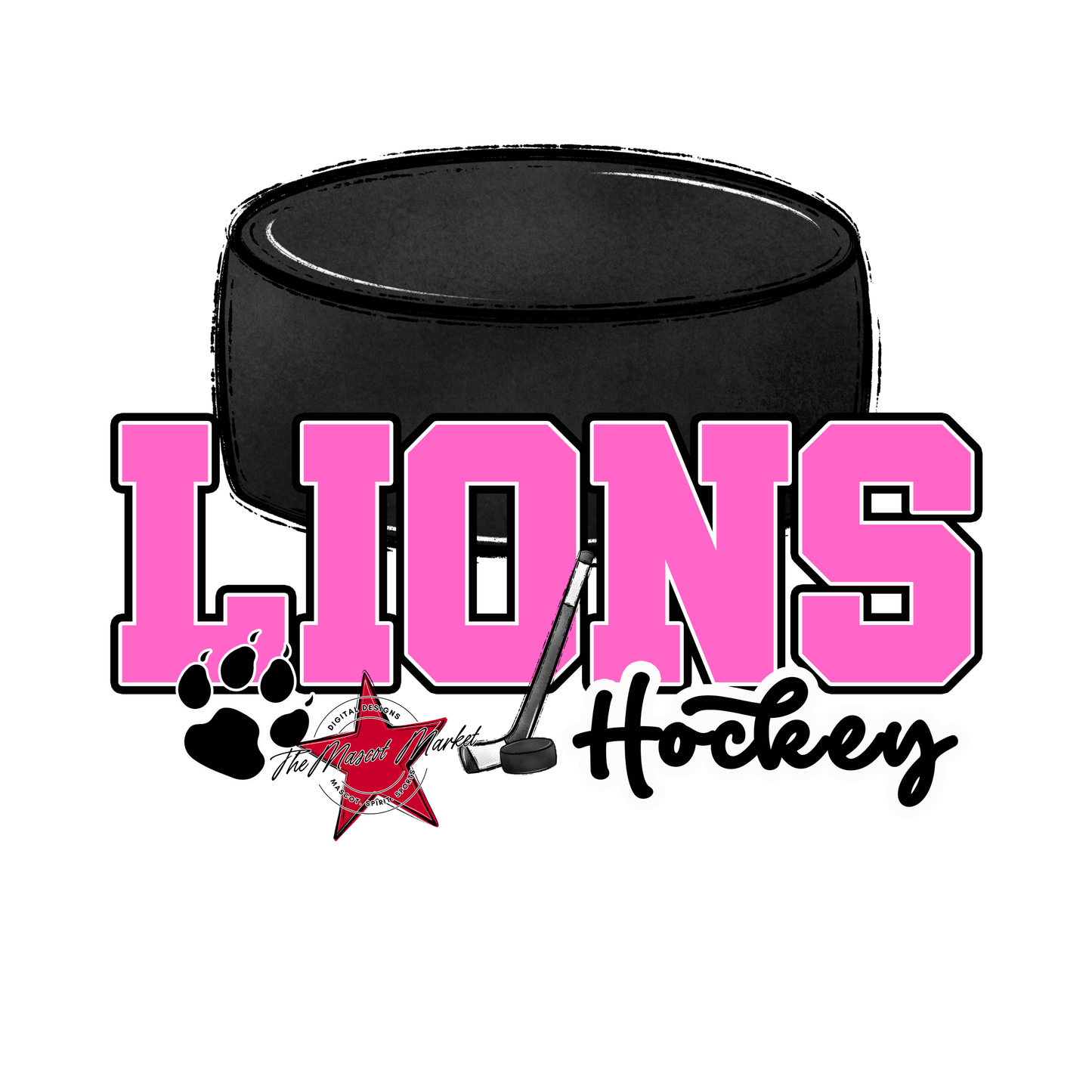 Lions Varsity Hockey-Baby Pink