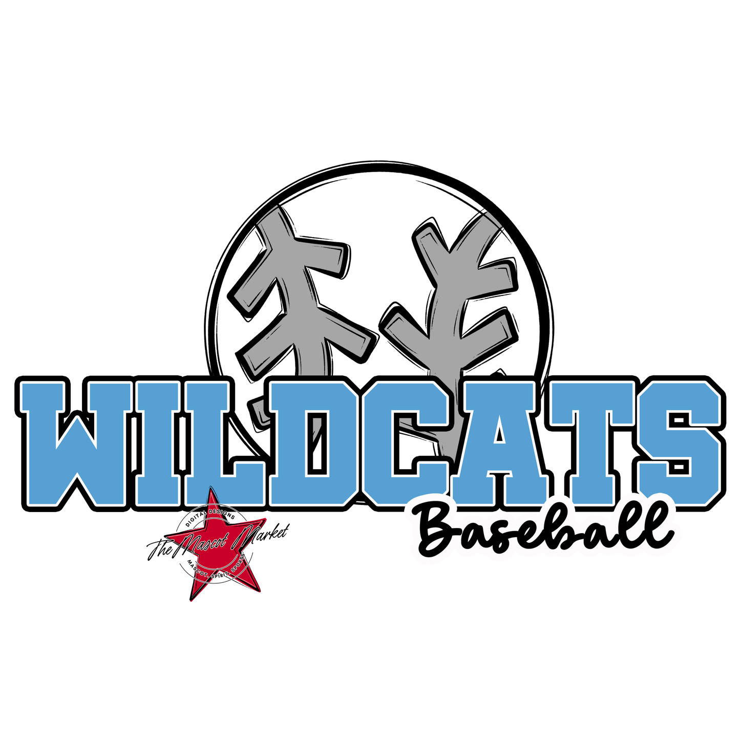 Wildcats Varsity Baseball-Carolina Blue