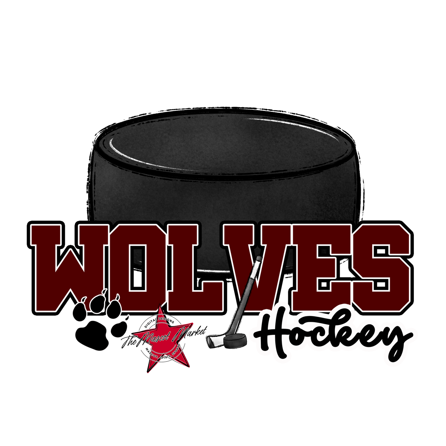 Wolves Varsity Hockey-Maroon