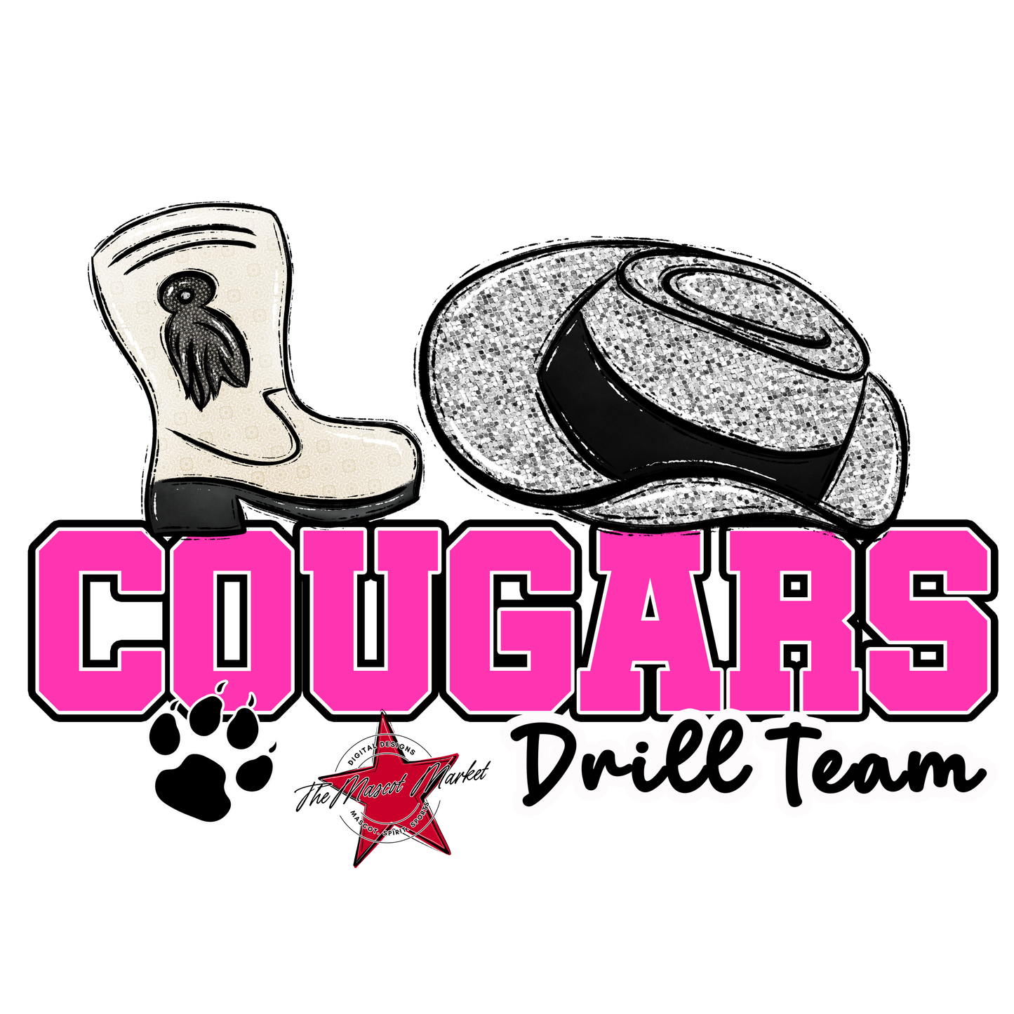 Cougars Varsity Drillteam-Pink