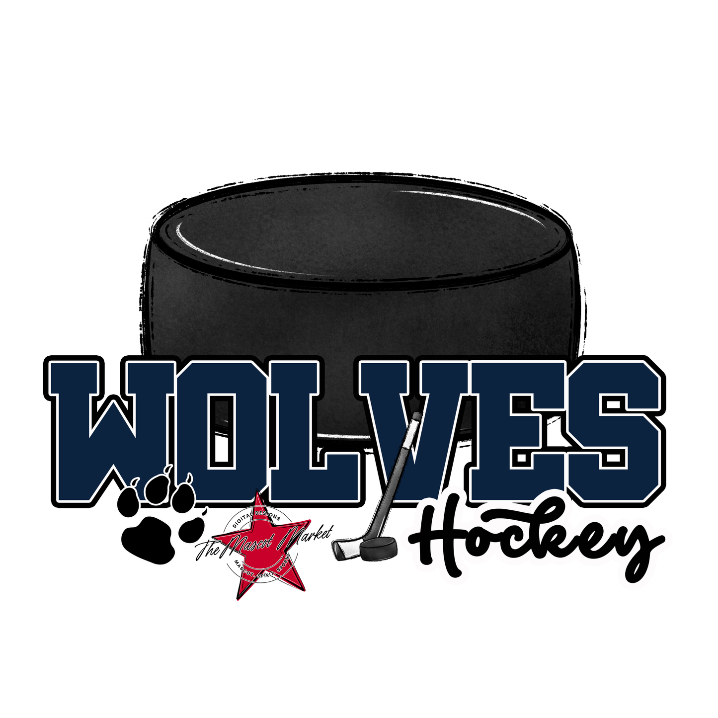 Wolves Varsity Hockey-Navy