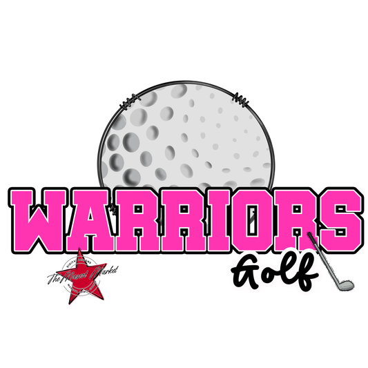 Warriors Varsity Golf-Pink