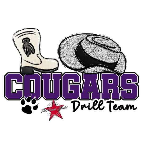Cougars Varsity Drillteam-Purple