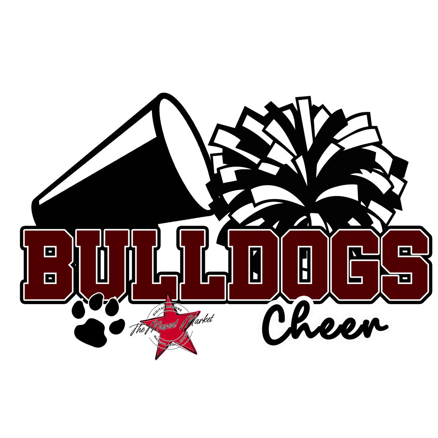 Bulldogs Varsity Cheer-Maroon