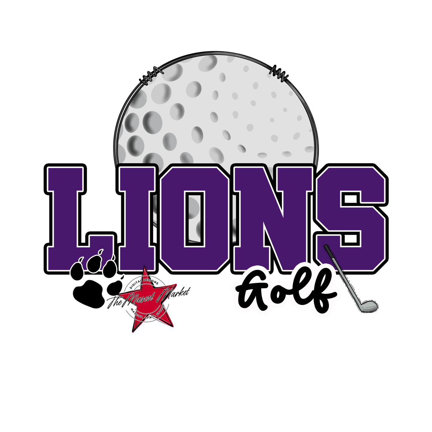 Lions Varsity Golf-Purple