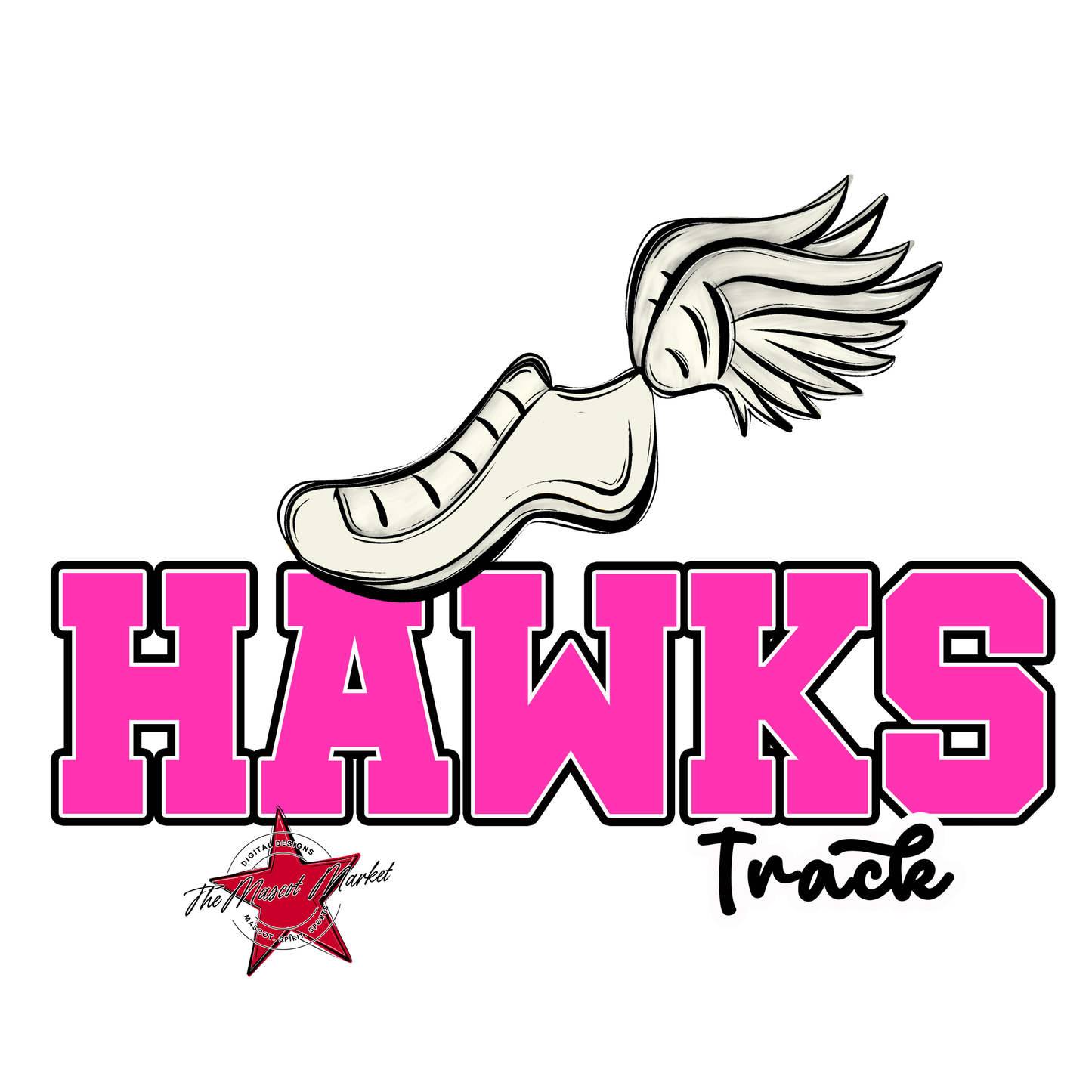 Hawks Varsity Track-Pink