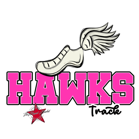 Hawks Varsity Track-Pink