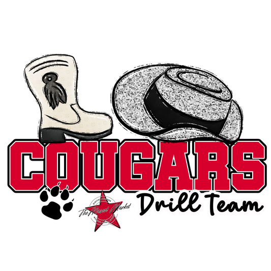 Cougars Varsity Drillteam-Red