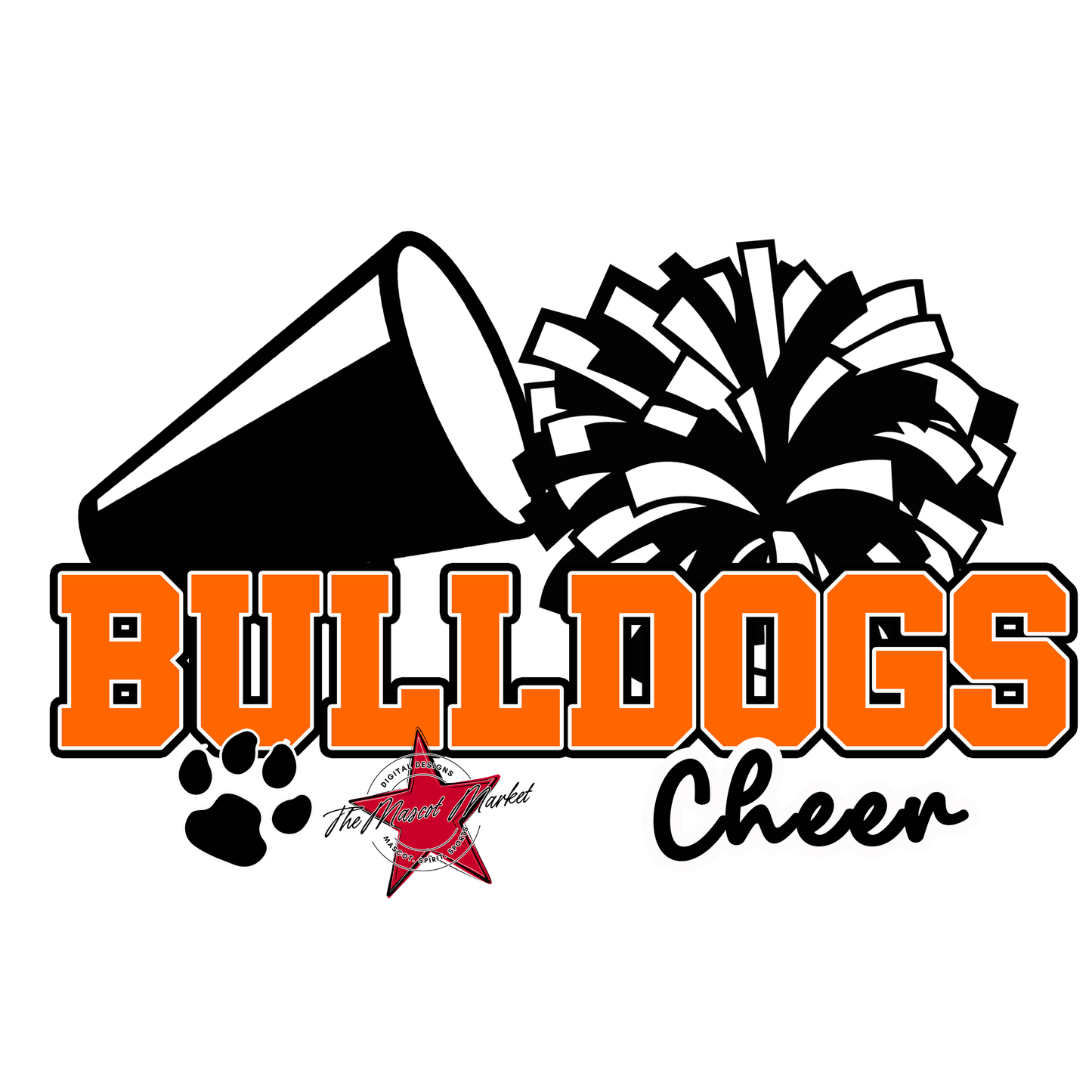 Bulldogs Varsity Cheer-Orange