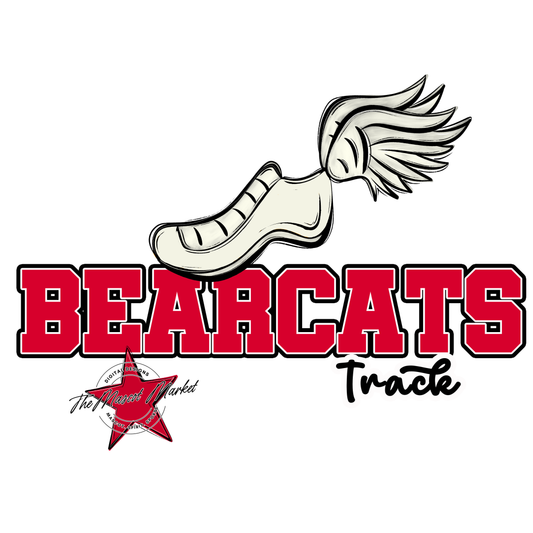 Bearcats Varsity Track Design-Red