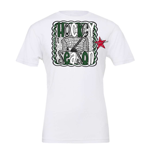 It's Hockey SeasonDot Design-Green