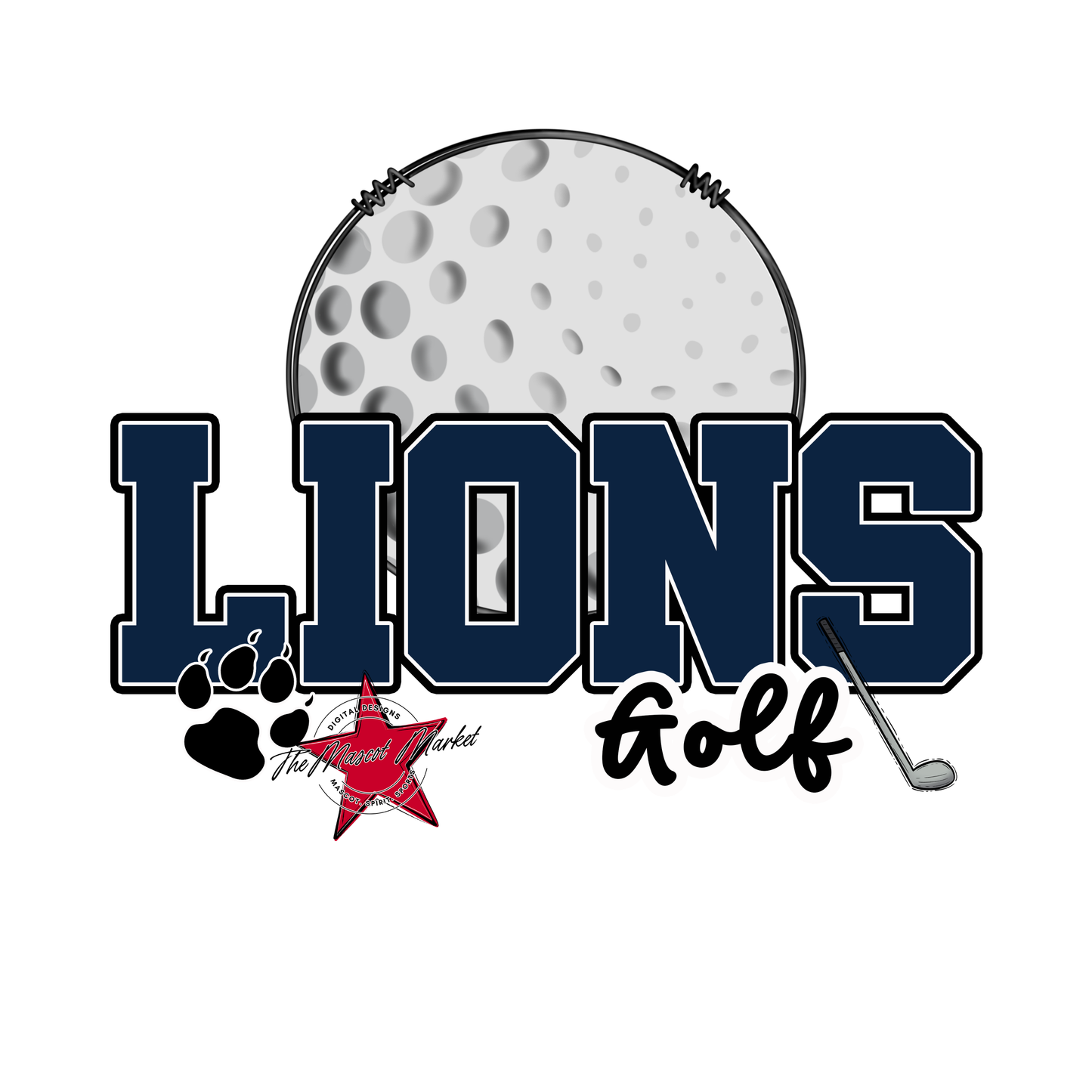 Lions Varsity Golf-Navy