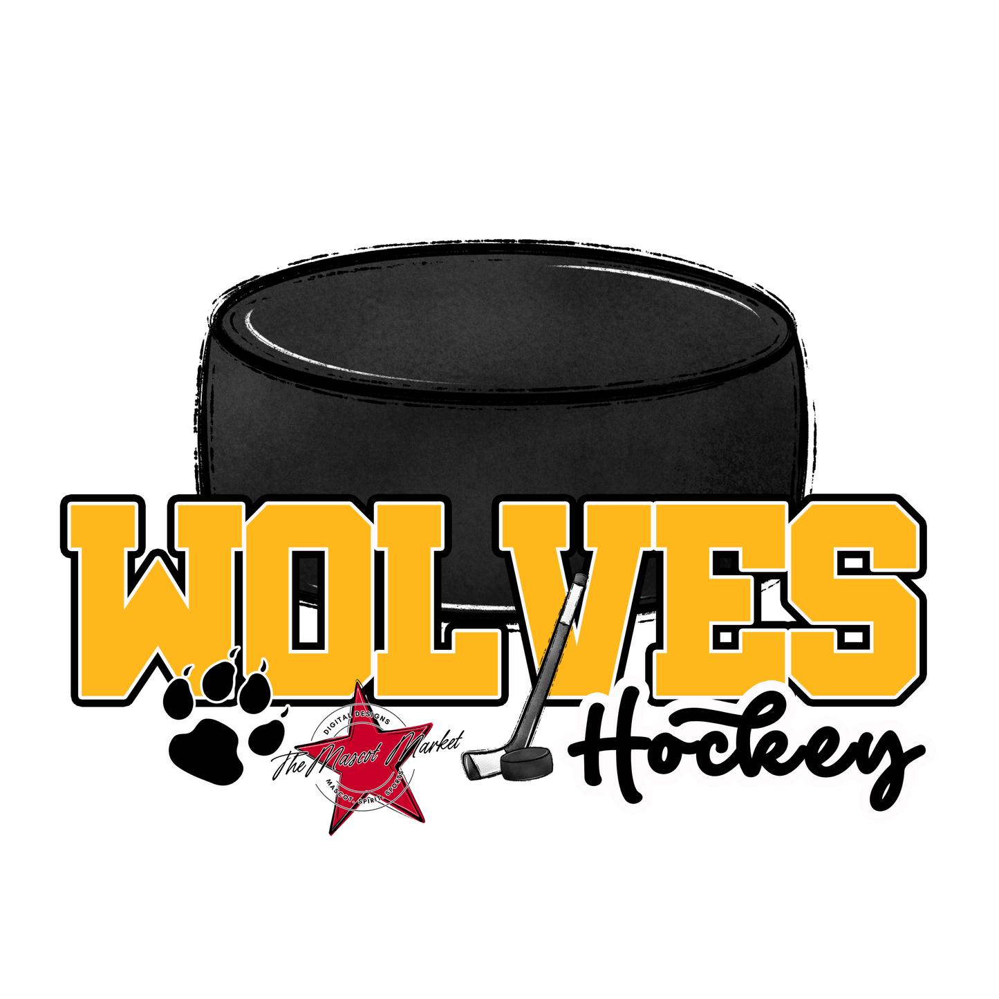 Wolves Varsity Hockey-Yellow