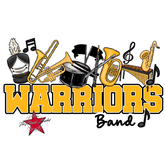 Warriors Varsity Band-Yellow
